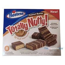 The peanut butter chips and the peanut butter cups on top put these over the top! Quick Review Hostess Peanut Butter Totally Nutty Bars The Impulsive Buy