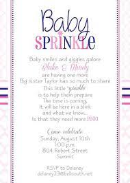 Baby Sprinkle Shower Invitation For A Second Baby Girl Creative Pattern Design In Navy B Sprinkle Baby Shower Invitations Sprinkle Baby Shower Sprinkle Shower