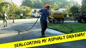 New Sealcoat On My Asphalt Driveway Youtube