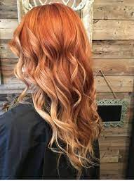 A reddish peach ombré is a great way to brighten up fair and warm tones with ease. Red Hair For Next Month Ginger Hair Color Red Blonde Hair Red Hair With Blonde Highlights