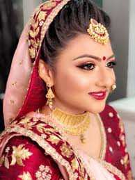 Real Bride at Jasmine Beauty Care, Ahmedabad. Makeup : Richa Dave Hairstyle  : Prarthi Dave and Urvashi Dave #makeup #artist #mascara #eyeshadow  #eyelashes #lipstick #earrings #eyeliner #highlight #tar #eyebrows #lashes  #latest #style #