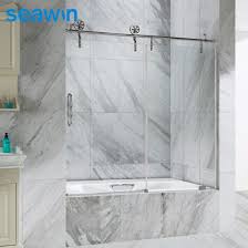 4.5 out of 5 stars. China Frameless Stainless Steel Tempered Glass Tub Shower Doors China Glass Tub Shower Doors Tub Shower Door