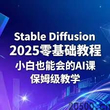 Stable Diffusion 2025 零基础教程小白也能会的AI课保姆级教学_二 ...