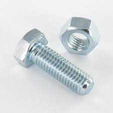 Vendu par boîte de 500 unités. Boulon Soit Ecrou Et Vis Tete Hexagonale 20x80 Classe 8 8 Zingue
