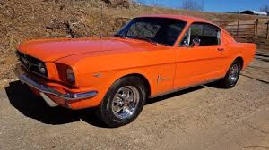 Image result for Poppy Red 1965 Mustang