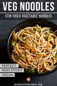 Stir Fried Vegetable Noodles Veg Noodles In 2020 Veg Noodles Recipe Vegetarian Dishes Noodle Recipes Easy
