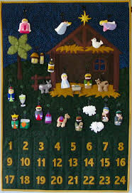 Nativity Advent Calendar Nativity Felt Advent Calendar Etsy Nativity Advent Calendar Felt Advent Calendar Advent Calendars For Kids
