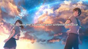 Radwimps Zen Zen Zense English Japanese Version Kimi No Wa Your Name Lyrics Youtube