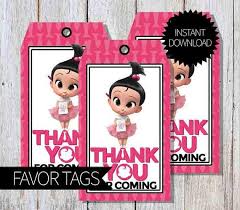 Black Boss Baby Decorations Party City Boss Baby Staci Birthday Party Printable Favor Tags Instant Download Dreamworks The Boss Baby Movie Party Printables Printable Favor Tags Boss Baby