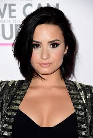 Hopefully demi lovato still has enough energy to perform in new jersey after her busy weekend in florida. Demi Lovato Cat Eyes Haircut For Thick Hair Short Hairstyles For Thick Hair Thick Hair Styles
