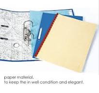 Multi-Purpose 230g Embossed Marble Paper Binding Cover with Shrink Package