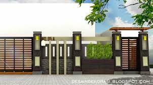 Kesan yang unik dan natural yang diberikan dari model pagar ini seolah memberikan nuansa alami yang sejuk untuk sebuah hunian. Aneka Macam Pagar Rumah Minimalis Dan Gambar Desain Dekorasi