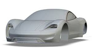 Porsche 3d Alias Model Mission E Porsche Mission Car Model
