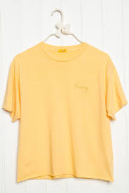 90 Fashion Black And Yellow Graphic Tee Aleena Honey Embroidery Top Honey Shirt Clothes Fashion