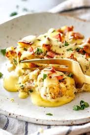 Pin On Easy Baked Eggs Benedict Casserole