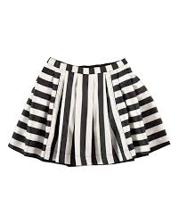 Black And White Striped Pleated Skirt Molo Becky Pleated Striped Skirt Black White Size 3 14 White Pleated Skirt Becky Black Skirts For Kids