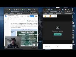 Split Screen Present In Google Meet Youtube Splits Presents Google