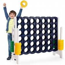 Jumbo 4 To Score 4 In A Row Giant Game Set Outdoor Indoor Kids Adults Family Fun In 2021 Indoor Kids Giant Games 4 In A Row