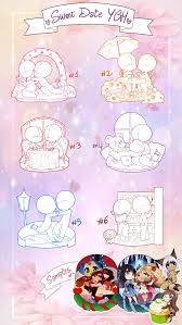 Animeoutline provides easy to follow anime and manga style drawing tutorials and tips for beginners. Sweet Date Ychs Open By Https Www Deviantart Com Desireeu On Deviantart Drawing Base Art Reference Photos Chibi Drawings