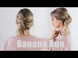 Warm Weather Calls For Easy Fuss Free Updos So Grab A Few Hair Ties And Bobby Pins And Try These Cute Hairs Banana For Hair Damp Hair Styles Short Hair Updo