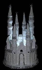 Cinderella Castle Lighted Wedding Cake Topper Fairytale Cinderella Castle Cake Elegant Cake Topper Wedding Cake Toppers