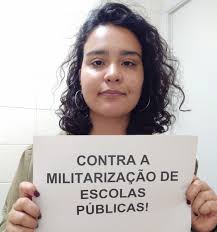 Contra a militarização da EMEF Odila Maia