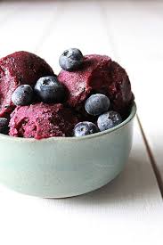 Easy Blueberry Sorbet Recetas Helados Helado