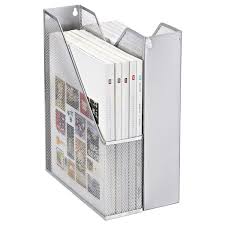 Bespoke products manufactured in house. Silver Mesh Magazine Holder The Container Store