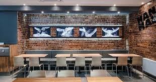 Kfc Mongolia Namyanju Interior Design For The 1st International First Fast Food Rest Hospital Interior Design Restaurant Interior Restaurant Interior Design