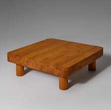 Large danish midcentury free form pine coffee table. Large Square Coffee Table In Solid Pine 1960s 151863