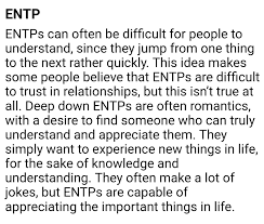 Explanation Entp Personality Type Entp Infj Psychology