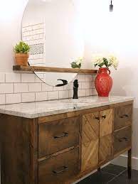 Having a bathroom cabinet can resolve your issue. Diy Bathroom Vanity 12 Bathroom Rehabs Bob Vila