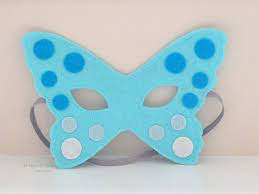 Ready To Ship Butterfly Mask Felt Mask Halloween Dress Up Wool Felt Felt Mask Fall Paper Crafts Crafts