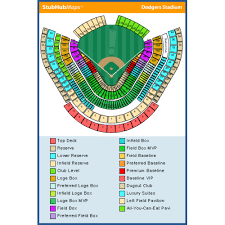 Described Los Angeles Dodgers Stadium Seating Chart Los