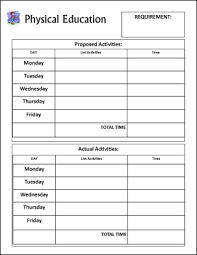 Free Printable Home School Record Keeping Forms Physical Education Lessons Elementary Physical Education Physical Education Curriculum