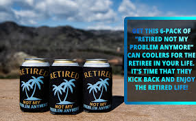 Depending on if your retiree is more sentimental or appreciates a good laugh, there's a gift for everyone. Paper Party Supplies Retirement Gift For Dad Or Boss 6 Beer Can Holders Gifts Retirement Party Decorations Retirement Gift For Men 6 Pack Can Coolers Party Favors Games