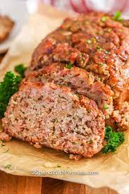This Easy Ham Loaf Recipe Is Made With A Combination Of Ground Pork And Ground Leftover Ham It Is Tender Juicy And S Ham Loaf Leftover Ham Recipes Ham Salad