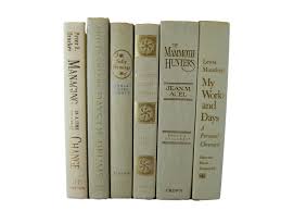 White Decorative Books For Display S 6 Book Decor Vintage Book Set Decor