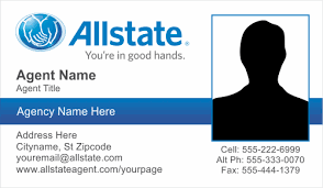 Print your custom business card online and make it as unique as your business. Allstate Bc 1 Allstate Insurance Business Cards Templates Ordering