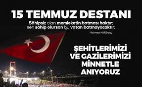 15 temmuz sözleri, görselleri bu yıl da demokrasi ve milli birlik günü'nde birçok kişi tarafından paylaşılacak. 15 Temmuz Destani En Yeni Guzel Sozler 2020