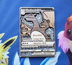 Upload your photo to the card art section by clicking the upload button. 3d Shiny Charizard Custom Pokemon Card Cool Fire Pokemon Etsy