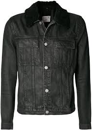 Helmut Lang Sherpa Collar Trucker Jacket Designer Denim Jacket Denim Jacket Men Trucker Jacket