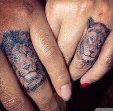 Tattoos For Couples Ring Finger Matching Lion Tattoos For Couples Tattoos Matching Couple Tattoos Matching Tattoo
