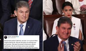Manchin championed the miners protection act to save health care for coal miners, and in 2017, he successfully secured permanent funding for healthcare benefits for 22,600 miners and their families. Manchin Steps Up Feud With Aoc Accusing Rival Dem Of Being More Active On Twitter Than Anything Daily Mail Online