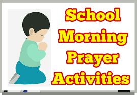 school morning prayer activity