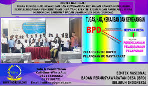Formulir pendaftaran ppk dan pps. Bimtek Badan Permusyawaratan Desa Bpd Lediknas