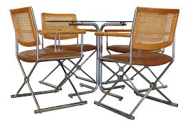 Vintage Chromcraft Wicker Bamboo Dining Set On Chairish Com Table And Chair Sets Chair Set Dining Table Chairs