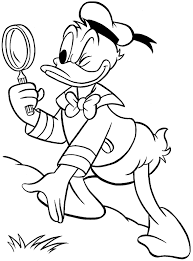 All the three are always up to some mischief and in this coloring image too, donald's nephew is making some plan before he is off to bed to sleep. Coloring Page Donald Duck Coloring Pages 49