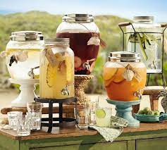 Mason Jar Glass Drink Dispenser