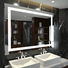 Check spelling or type a new query. Kinwell 48 In W X 36 In H Frameless Rectangular Led Light Bathroom Vanity Mirror Mcg0520 The Home Depot In 2021 Led Mirror Bathroom Bathroom Mirror Lights Light Up Bathroom Mirror